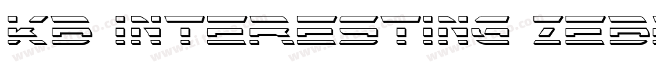KB Interesting Zebra字体转换